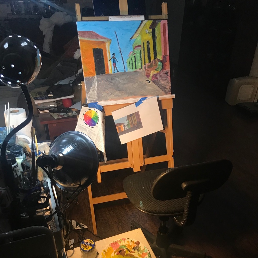 Trinidad Cuba in Acrylic